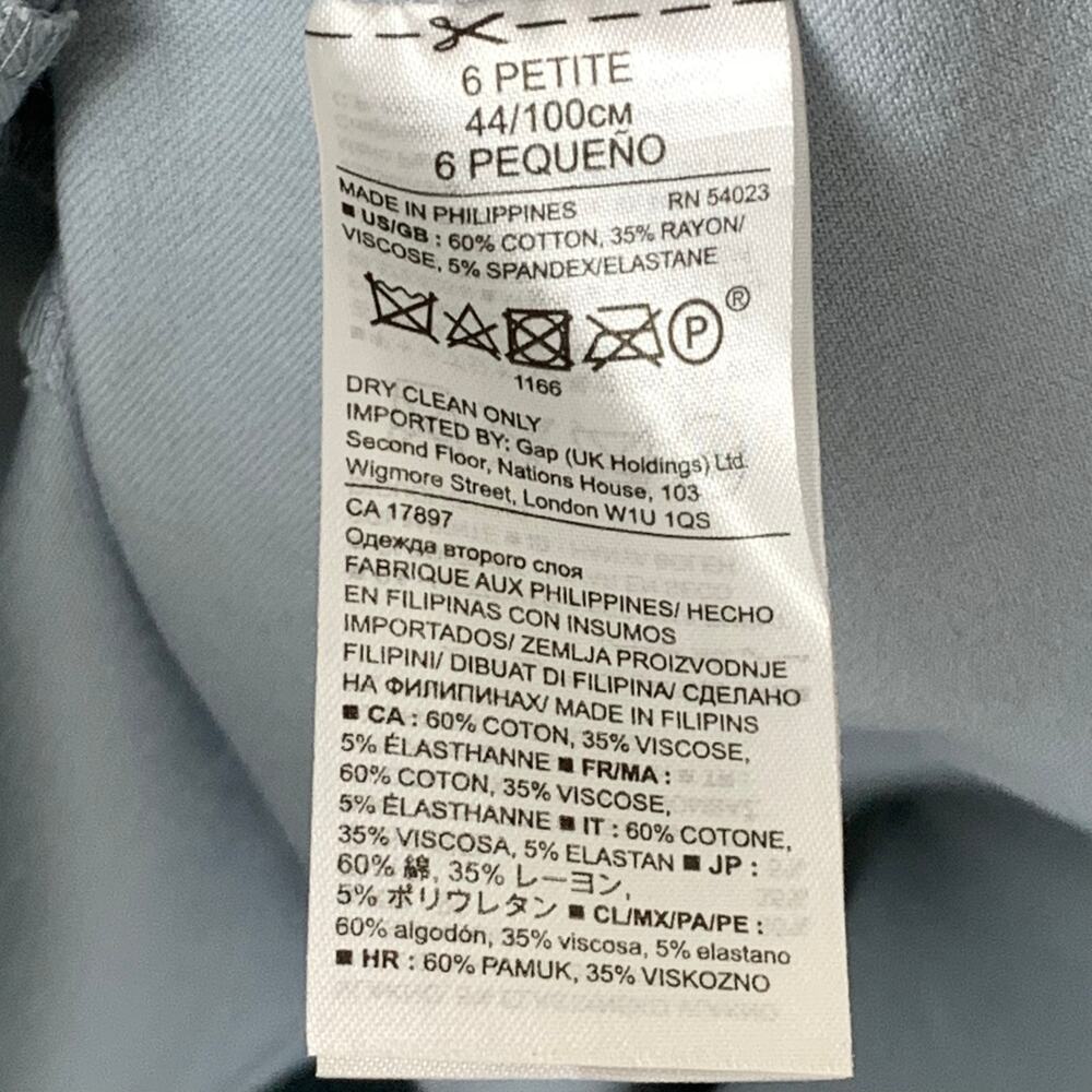 Banana Republic Icey Blue Sleeveless Sheath Dress Size 6Wedding Guest Occasion - Picture 5 of 7